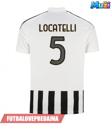 Lacne Muži Futbalové dres Juventus Manuel Locatelli #5 2026-27 Krátky Rukáv - Domáci